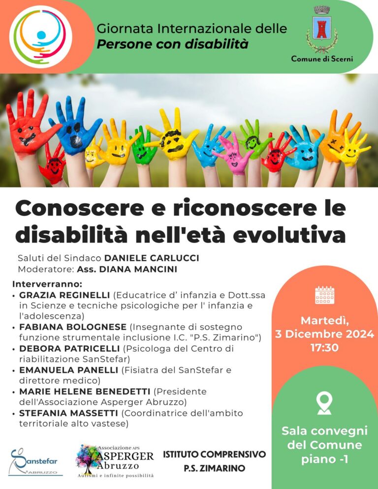 Convegno scerni Disabilità età evolutiva